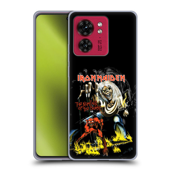 Iron Maiden Album Covers NOTB Soft Gel Case for Motorola Moto Edge 40