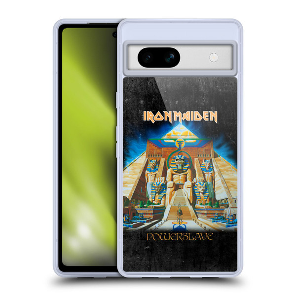 Iron Maiden Album Covers Powerslave Soft Gel Case for Google Pixel 7a