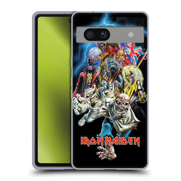 Iron Maiden Art Best Of Beast Soft Gel Case for Google Pixel 7a