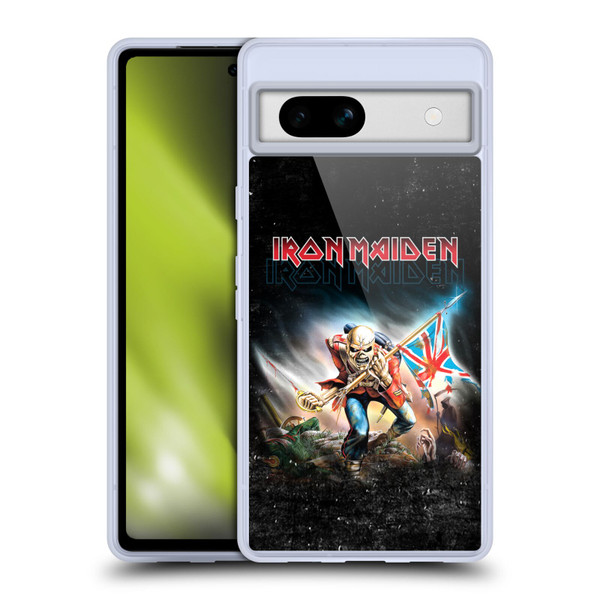 Iron Maiden Art Trooper 2016 Soft Gel Case for Google Pixel 7a