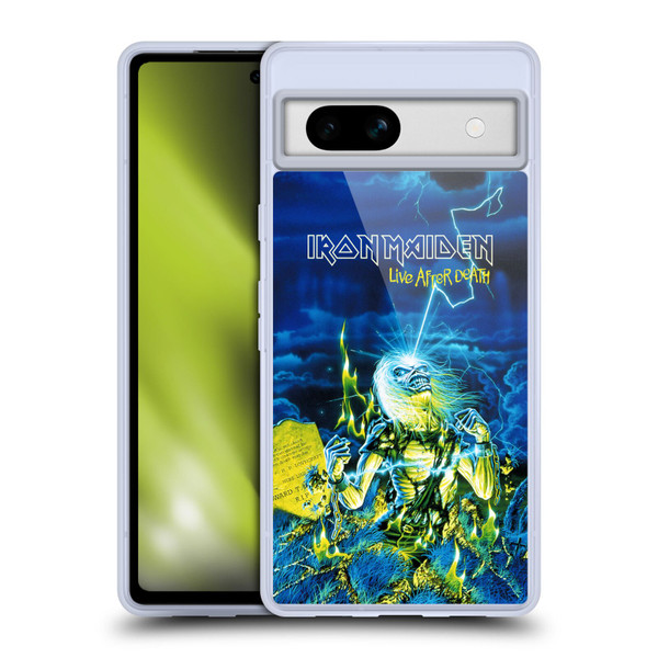 Iron Maiden Tours Live After Death Soft Gel Case for Google Pixel 7a
