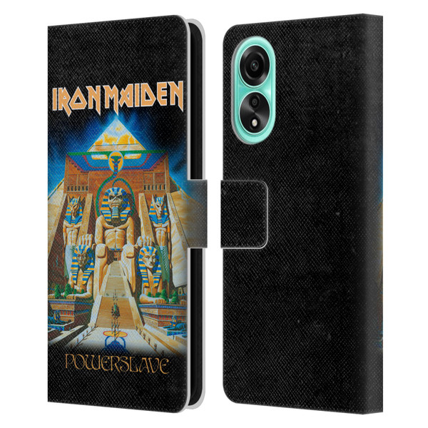 Iron Maiden Album Covers Powerslave Leather Book Wallet Case Cover For OPPO A78 5G