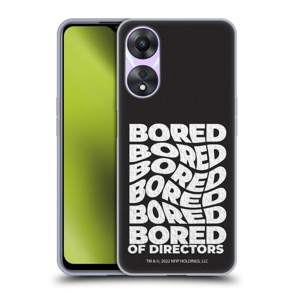 Bored of Directors Graphics Bored Soft Gel Case for OPPO A78 5G