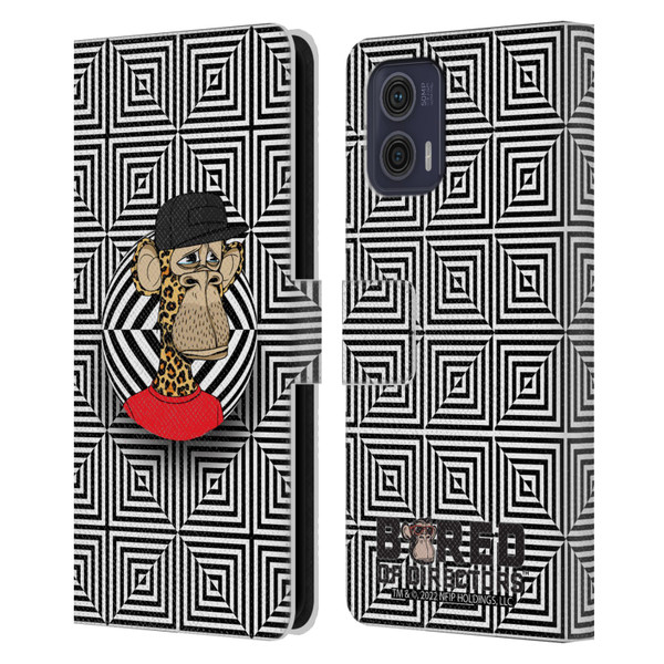 Bored of Directors Key Art APE #3179 Pattern Leather Book Wallet Case Cover For Motorola Moto G73 5G