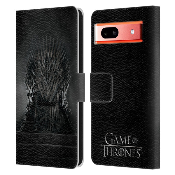 HBO Game of Thrones Key Art Iron Throne Leather Book Wallet Case Cover For Google Pixel 7a