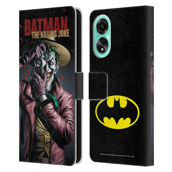 Batman DC Comics Famous Comic Book Covers The Killing Joke Leather Book Wallet Case Cover For OPPO A78 4G