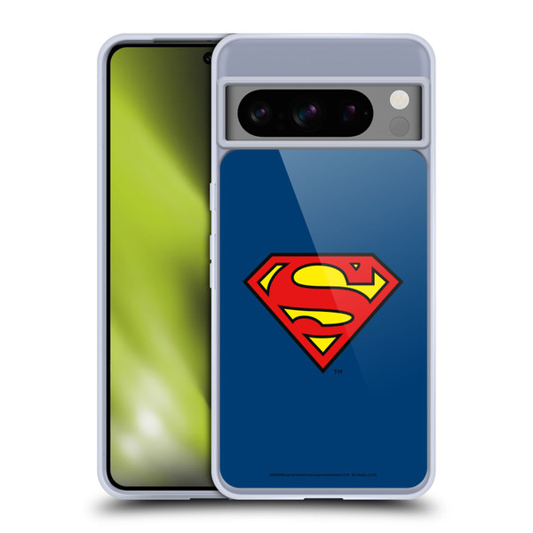 Superman DC Comics Logos Classic Soft Gel Case for Google Pixel 8 Pro