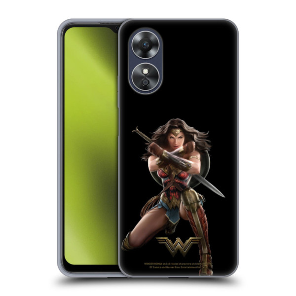 Wonder Woman Movie Character Art Bracelets Of Submission Soft Gel Case for OPPO A17