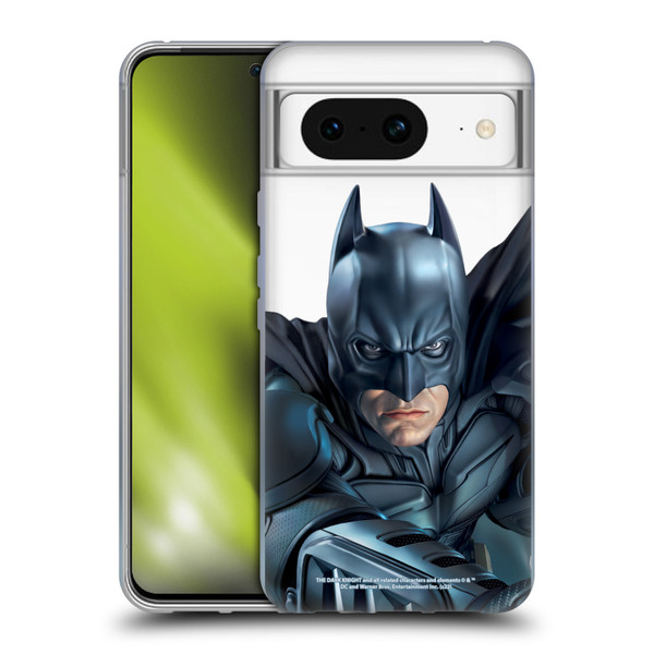 The Dark Knight Character Art Batman Soft Gel Case for Google Pixel 8