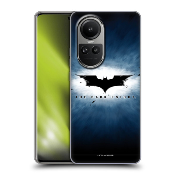 The Dark Knight Graphics Logo Soft Gel Case for OPPO Reno10 5G / Reno10 Pro 5G