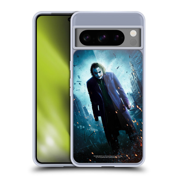 The Dark Knight Key Art Joker Poster Soft Gel Case for Google Pixel 8 Pro