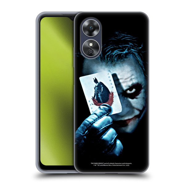 The Dark Knight Key Art Joker Card Soft Gel Case for OPPO A17