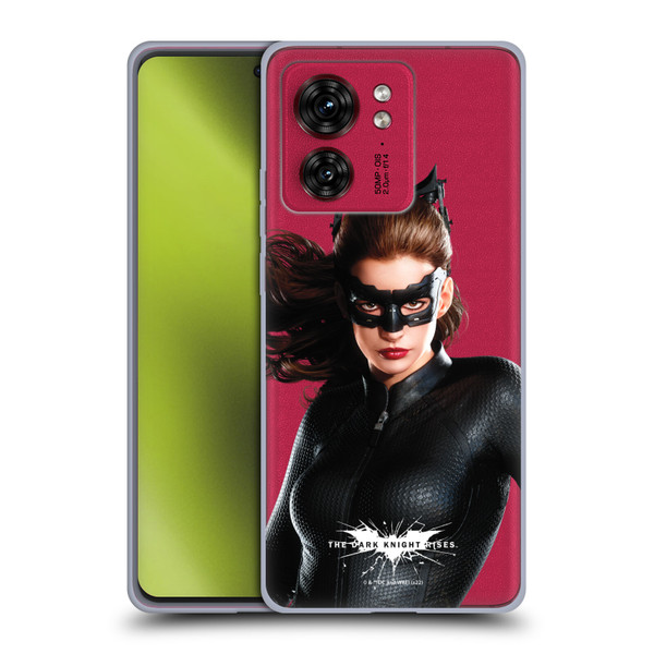 The Dark Knight Rises Character Art Catwoman Soft Gel Case for Motorola Moto Edge 40