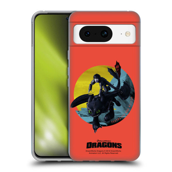 How To Train Your Dragon II Hiccup And Toothless Duo Soft Gel Case for Google Pixel 8