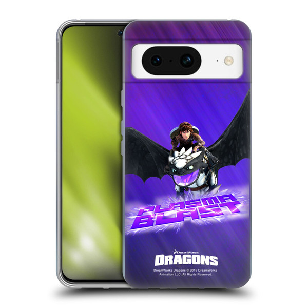 How To Train Your Dragon II Hiccup And Toothless Plasma Blast Soft Gel Case for Google Pixel 8
