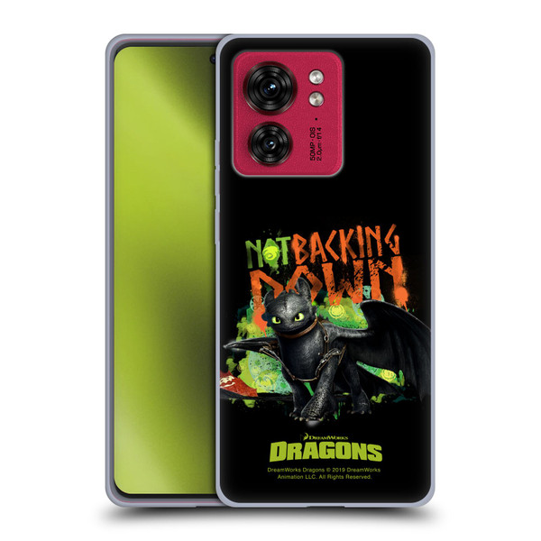 How To Train Your Dragon II Toothless Not Backing Down Soft Gel Case for Motorola Moto Edge 40