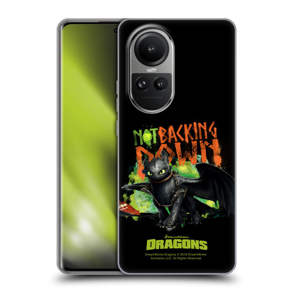 How To Train Your Dragon II Toothless Not Backing Down Soft Gel Case for OPPO Reno10 5G / Reno10 Pro 5G