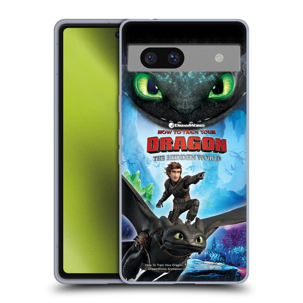 How To Train Your Dragon III The Hidden World Hiccup & Toothless Soft Gel Case for Google Pixel 7a
