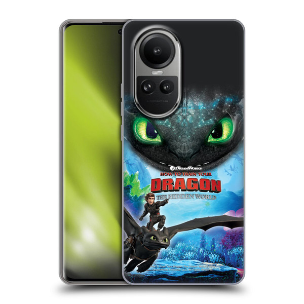 How To Train Your Dragon III The Hidden World Hiccup & Toothless Soft Gel Case for OPPO Reno10 5G / Reno10 Pro 5G