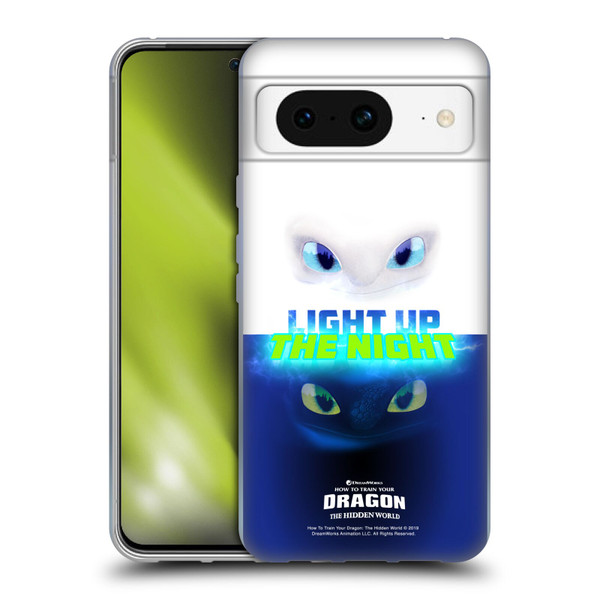 How To Train Your Dragon III Night And Light Toothless & Light Fury Soft Gel Case for Google Pixel 8