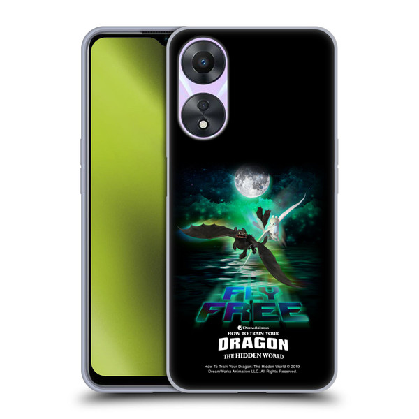 How To Train Your Dragon III Night And Light Toothless & Light Fury Fly Soft Gel Case for OPPO A78 4G