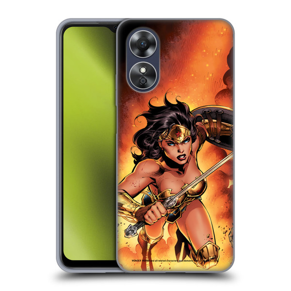 Wonder Woman DC Comics Comic Book Cover Justice League #4 2018 Soft Gel Case for OPPO A17