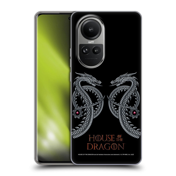 House Of The Dragon: Television Series Graphics Dragon Soft Gel Case for OPPO Reno10 5G / Reno10 Pro 5G