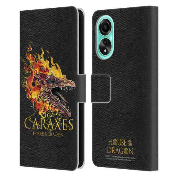 House Of The Dragon: Television Series Art Caraxes Leather Book Wallet Case Cover For OPPO A78 4G