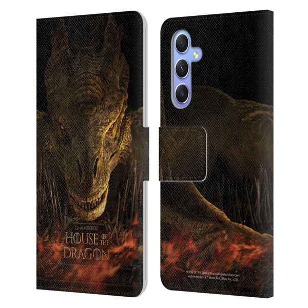House Of The Dragon: Television Series Art Syrax Poster Leather Book Wallet Case Cover For Samsung Galaxy A34 5G