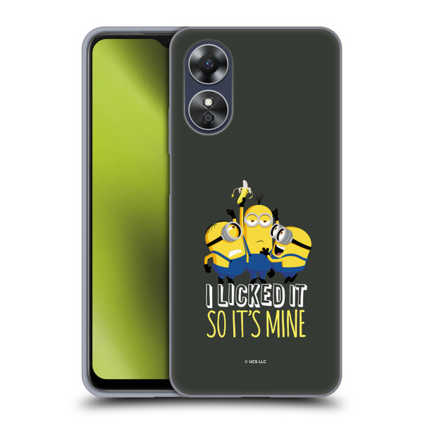 Minions Rise of Gru(2021) Humor Banana Soft Gel Case for OPPO A17