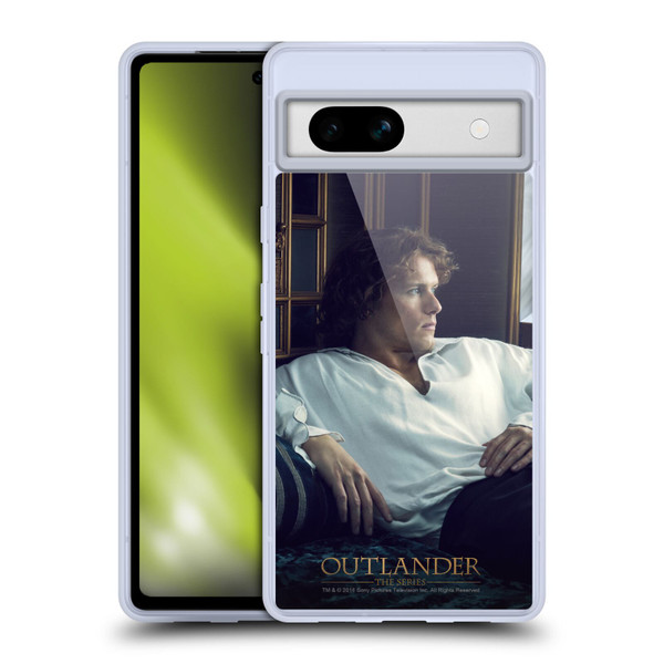 Outlander Characters Jamie White Shirt Soft Gel Case for Google Pixel 7a