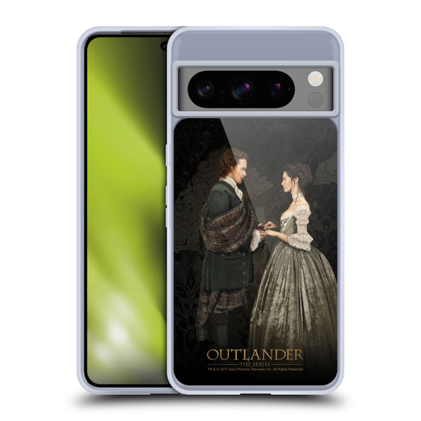 Outlander Portraits Claire & Jamie Painting Soft Gel Case for Google Pixel 8 Pro