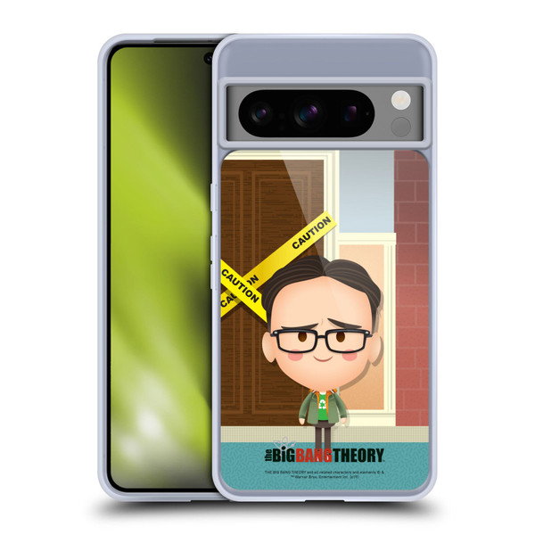 The Big Bang Theory Character Art Leonard Soft Gel Case for Google Pixel 8 Pro