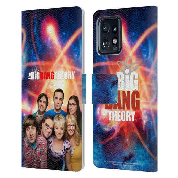 The Big Bang Theory Key Art Season 8 Leather Book Wallet Case Cover For Motorola Moto Edge 40 Pro