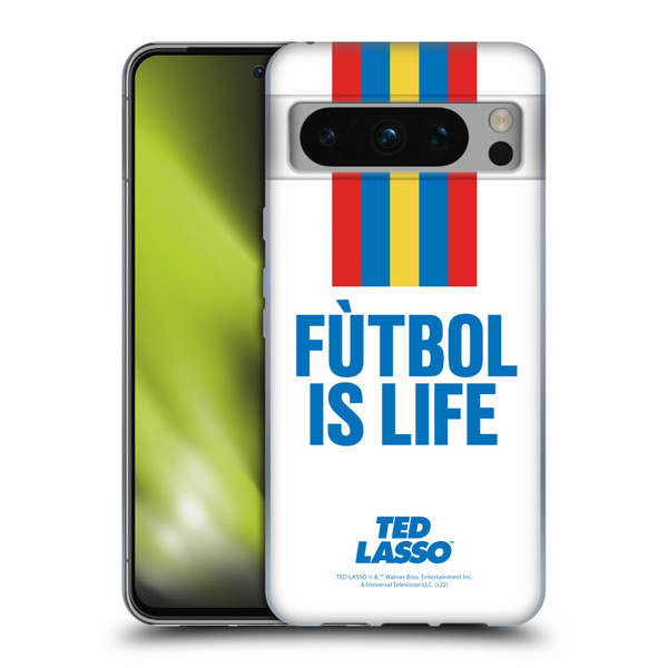 Ted Lasso Season 1 Graphics Futbol Is Life Soft Gel Case for Google Pixel 8 Pro