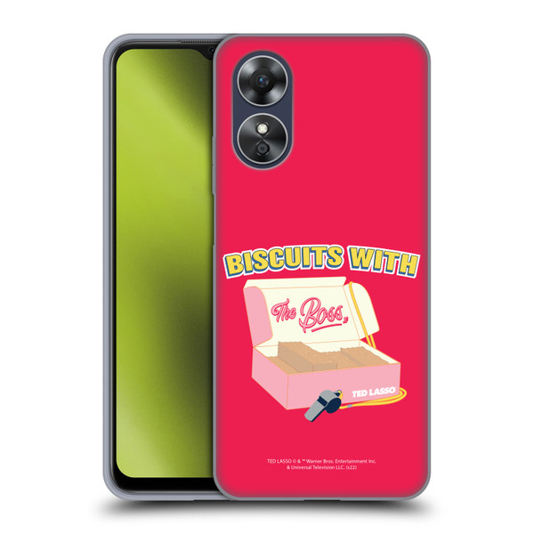 Ted Lasso Season 1 Graphics Biscuits With The Boss Soft Gel Case for OPPO A17