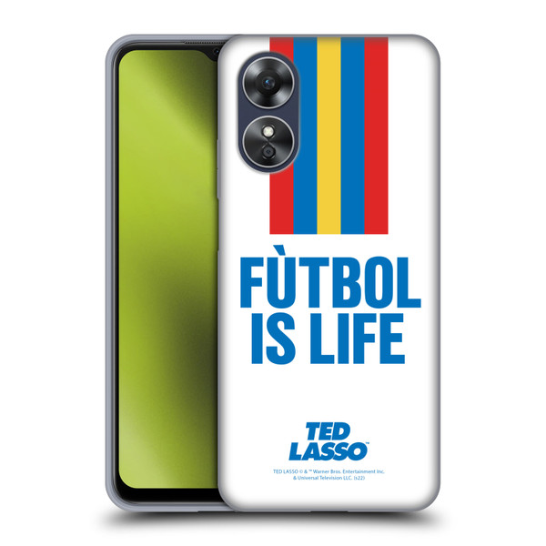 Ted Lasso Season 1 Graphics Futbol Is Life Soft Gel Case for OPPO A17