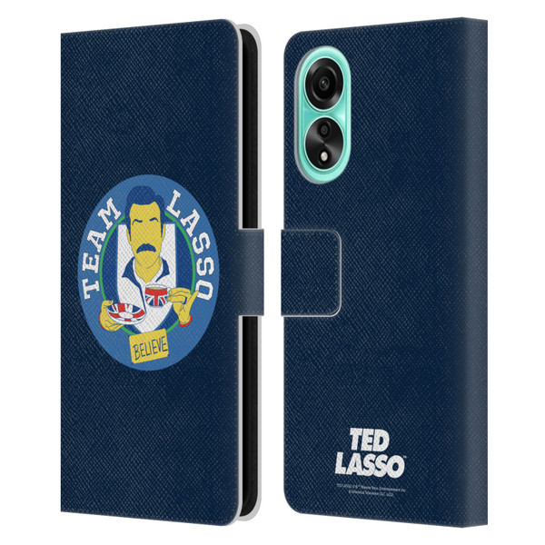 Ted Lasso Season 1 Graphics Team Lasso Leather Book Wallet Case Cover For OPPO A78 5G