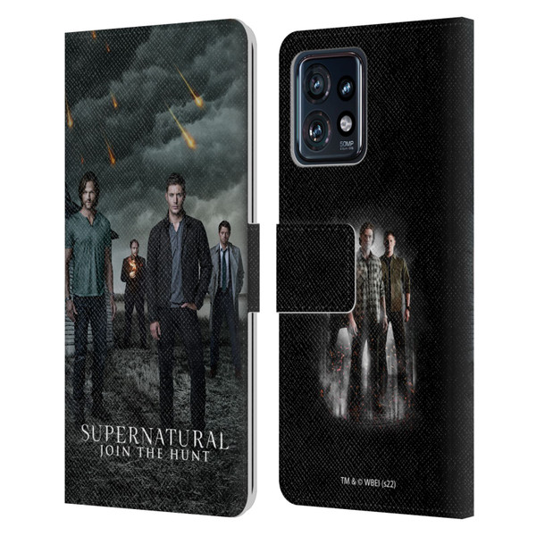 Supernatural Key Art Season 12 Group Leather Book Wallet Case Cover For Motorola Moto Edge 40 Pro