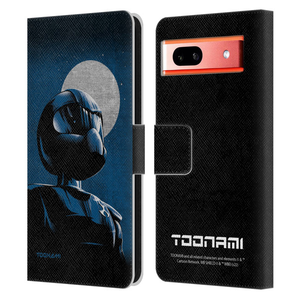 Toonami Graphics Character Art Leather Book Wallet Case Cover For Google Pixel 7a