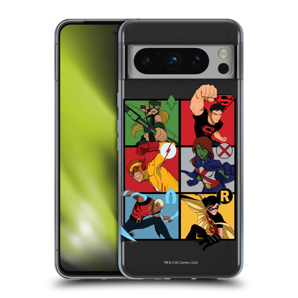 Young Justice Graphics Character Art Soft Gel Case for Google Pixel 8 Pro