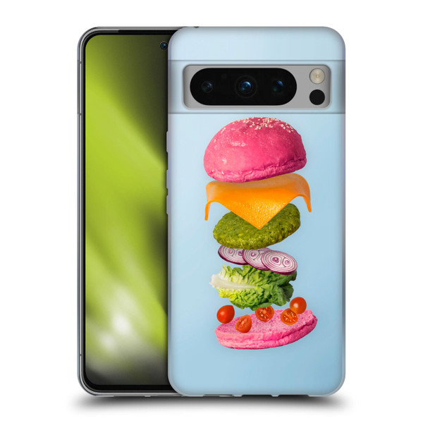 Pepino De Mar Foods Burger 2 Soft Gel Case for Google Pixel 8 Pro