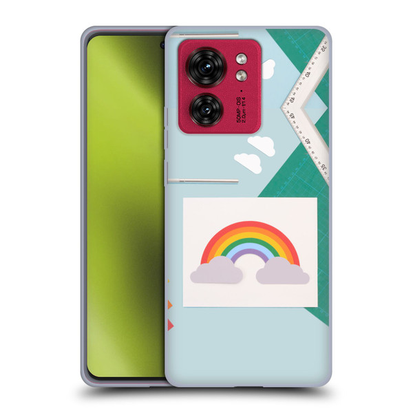 Pepino De Mar Rainbow Art Soft Gel Case for Motorola Moto Edge 40