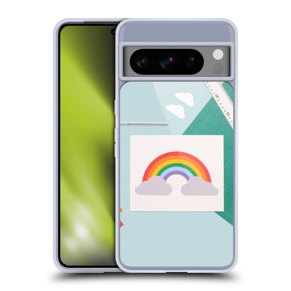 Pepino De Mar Rainbow Art Soft Gel Case for Google Pixel 8 Pro