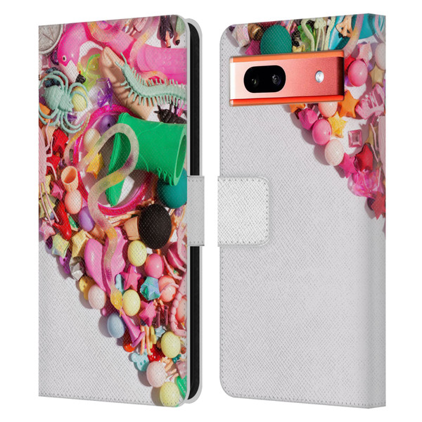 Pepino De Mar Patterns 2 Toy Leather Book Wallet Case Cover For Google Pixel 7a