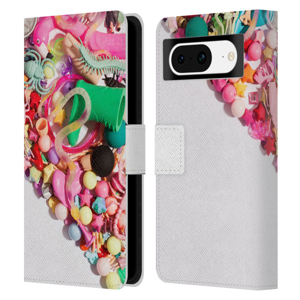 Pepino De Mar Patterns 2 Toy Leather Book Wallet Case Cover For Google Pixel 8