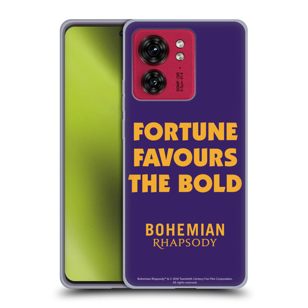 Queen Bohemian Rhapsody Fortune Quote Soft Gel Case for Motorola Moto Edge 40