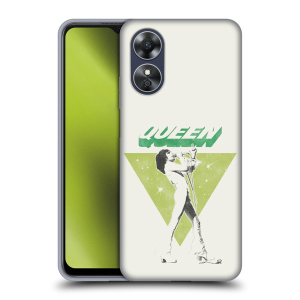 Queen Key Art Freddie Mercury Soft Gel Case for OPPO A17