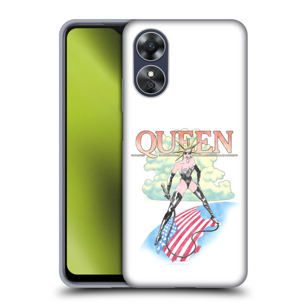 Queen Key Art Vintage Tour Soft Gel Case for OPPO A17