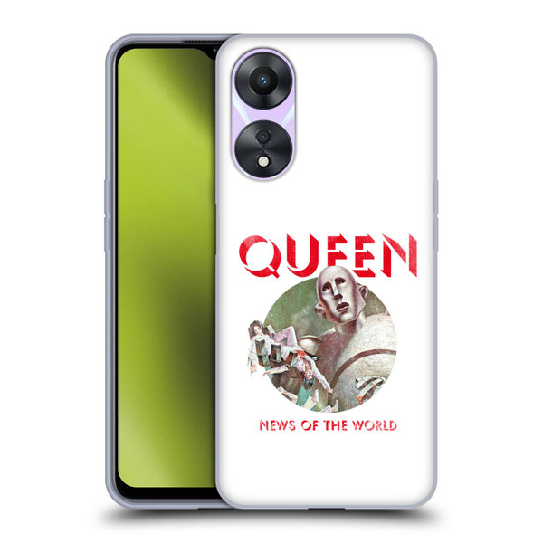 Queen Key Art News Of The World Soft Gel Case for OPPO A78 5G